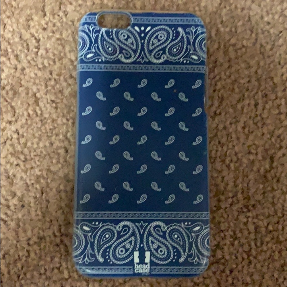 Iphone 6s Blue Bandana Phone Case !
